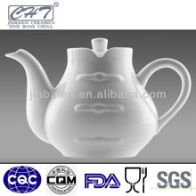 Chinese style Tang suit shaped bone china tea pot